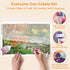 Step-by-step DIY process – Maple Leaf Stream Autumn Diamond Painting Kit | DYC