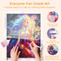 Step by step diamond art process of Mystic Mermaid fantasy painting