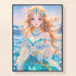 Finished Mermaid’s Love diamond painting kit result – DYC