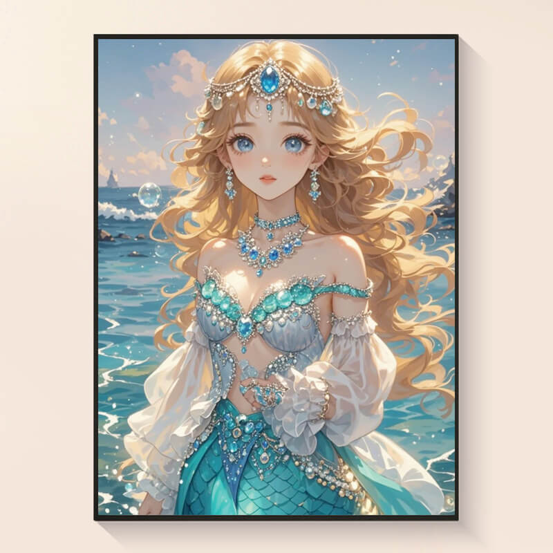 Original reference photo for Mermaid’s Love diamond painting – DYC