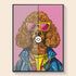 Original photo vs finished Mr. Poodle diamond art – DYC