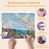 Step-by-step DIY process – Ocean Harmony Dolphin Diamond Art Kit | DYC
