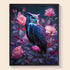 Finished Owl diamond painting kit result – DYC