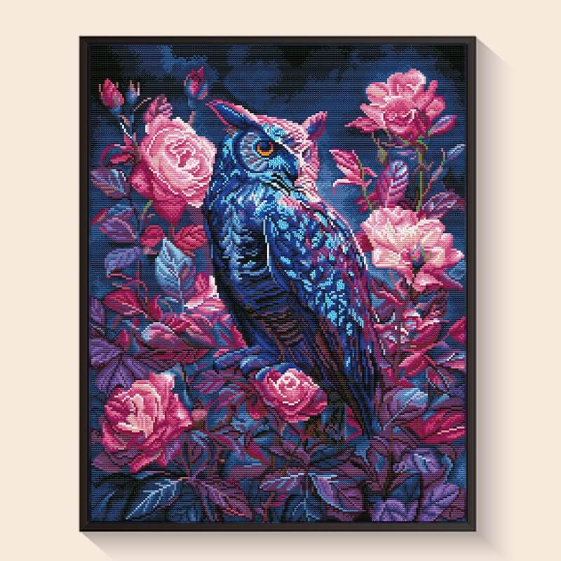 Original reference photo for Owl custom diamond painting