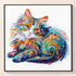 Finished Painted Cat diamond painting kit result – DYC