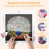 DIY steps for Peacock diamond painting kit – DYC