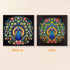 Detailed peacock feather diamond painting close-up – DYC