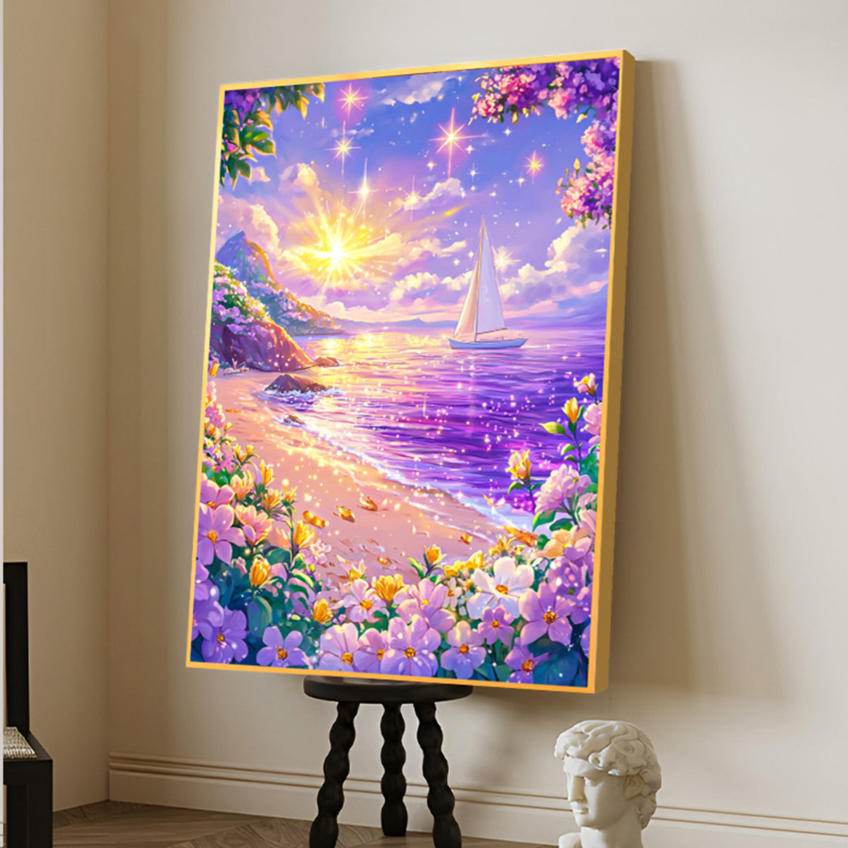 Purple Seaside Serenity