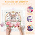 DIY steps for Rabbit and Flower diamond painting kit – DYC