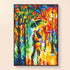 Rainy night diamond painting kit romantic rainy day art DYC