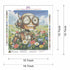 Diamond painting size guide – small to large Robot Grandpa kit