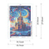 Diamond painting size guide – Romance Starry Sky castle kit – DYC