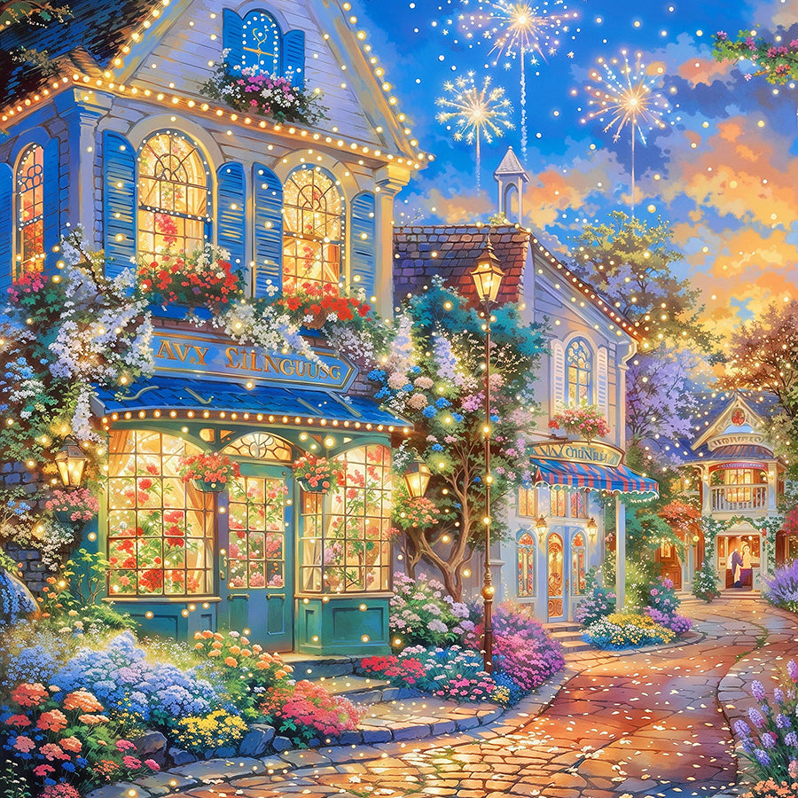 Romantic Flower Street