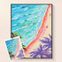 Sardinia Stroll diamond painting kit – Summertime beach art by DYC