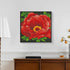 Finished Scarlet Bloom Elegance Diamond Painting Kit – Floral DIY art | DYC