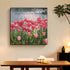Sea of Tulips diamond painting in home décor setting – DYC