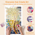 DIY steps for Shadow of the Trees diamond painting kit – DYC