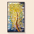 Shadow of the Trees diamond painting kit with golden leaves – DYC