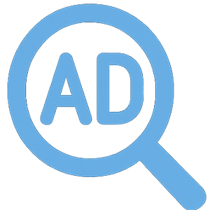 Magnifying glass over a symbol chart icon indicating ultra-clear symbols in diamond art by DIY Company