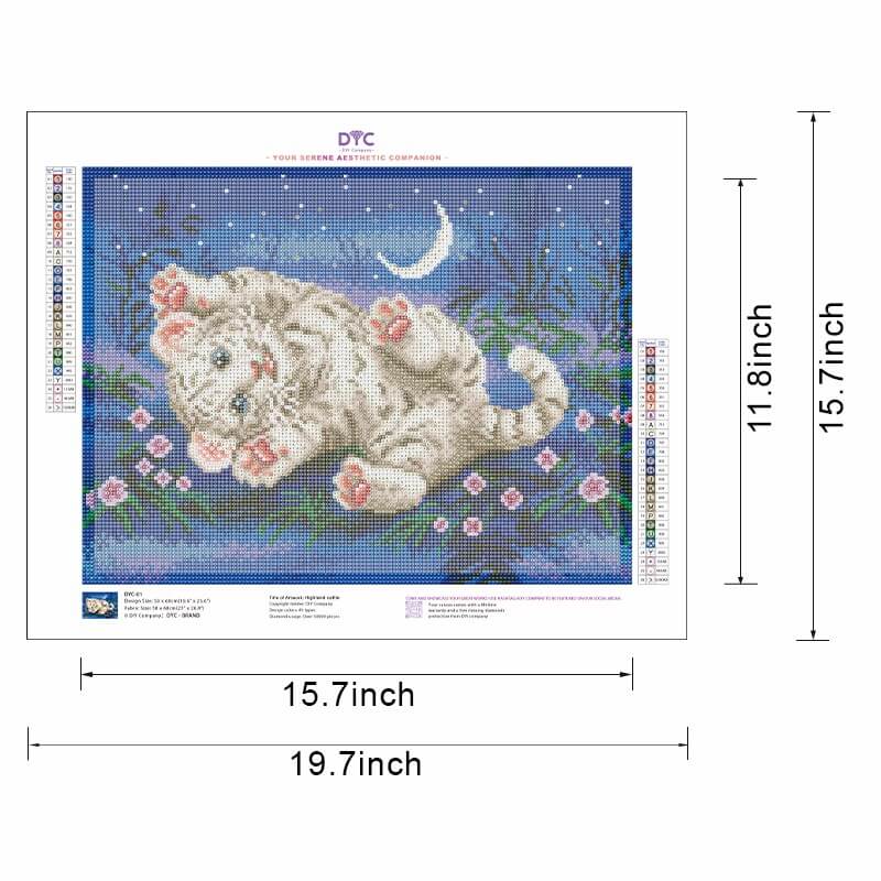 Perfect gift for wildlife lovers – Snow Leopard Diamond Painting Kit | DYC