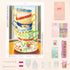Complete diamond painting kit – stacked teacup with tools by DYC