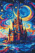 Original reference image for Starry Night Castle Dreams diamond painting