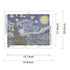 Diamond painting size guide – Starry Night Van Gogh kit – DYC