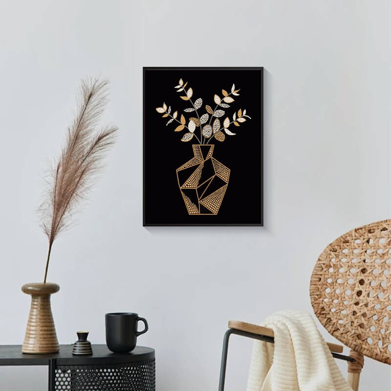 Finished Still Life pearl painting kit result – DYC