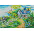 Summer landscape diamond painting – lighthouse garden manor by DYC