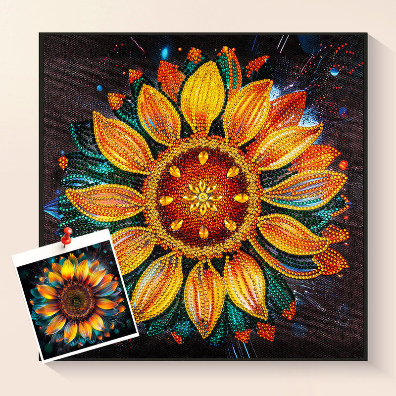 Painted Sunflower diamond painting kit – DYC