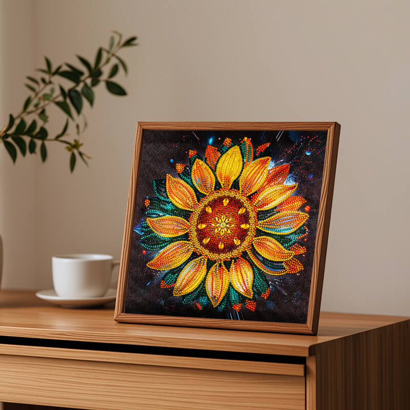 Sunflower diamond painting wall decoration – DYC