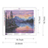 Size guide for Sunset Lake diamond painting kit – DYC