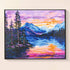 Finished Sunset Lake diamond painting kit result – DYC