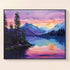 Reference photo for Sunset Lake landscape diamond painting – DYC