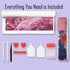 Complete diamond painting kit – The Pink Cottage with tools by DYC