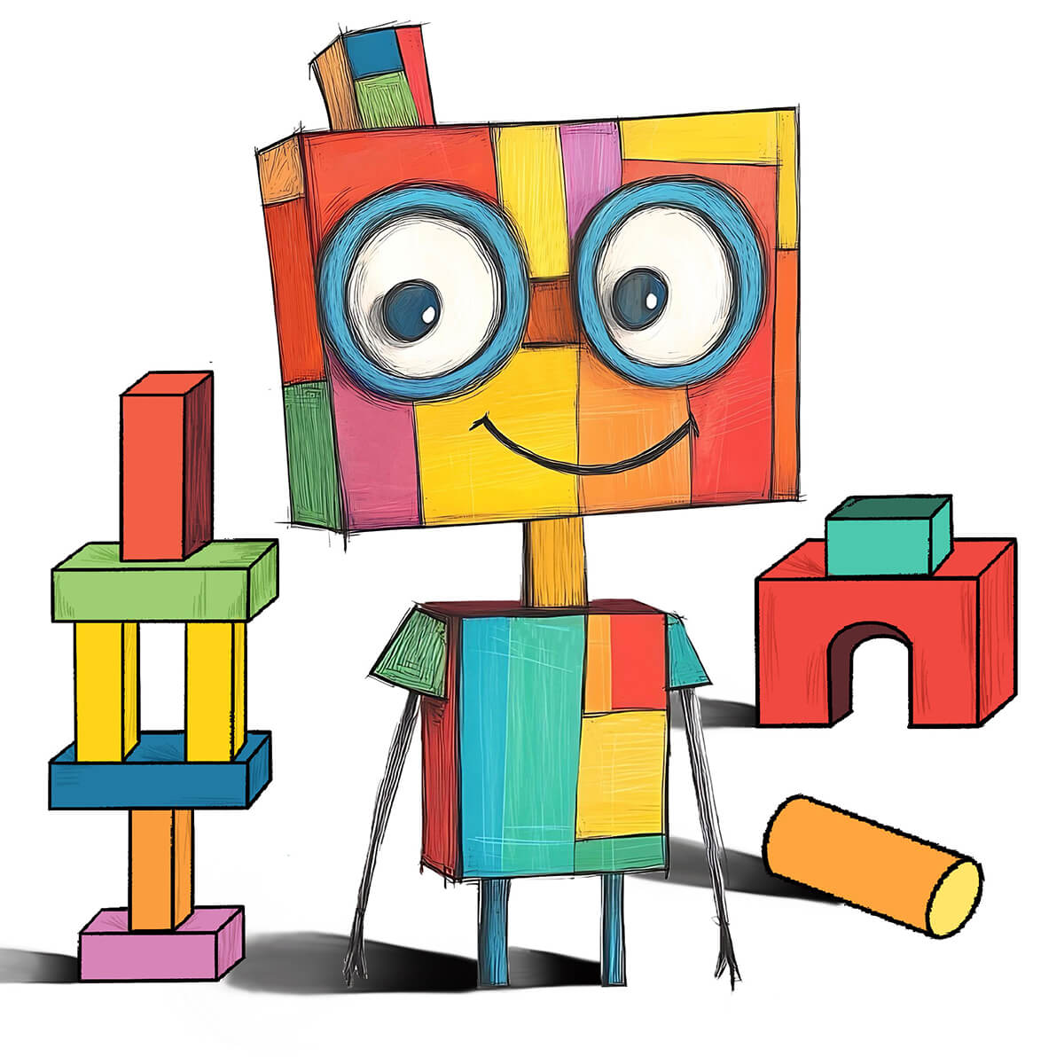The Player diamond painting kit – DIY robot art for kids by DYC