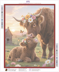 High-end DIY diamond painting canvas produced by DIY company