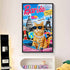 Travel with the Glam Cat diamond painting displayed as wall décor