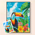 Tropic Affair toucan diamond painting kit tropical bird art
