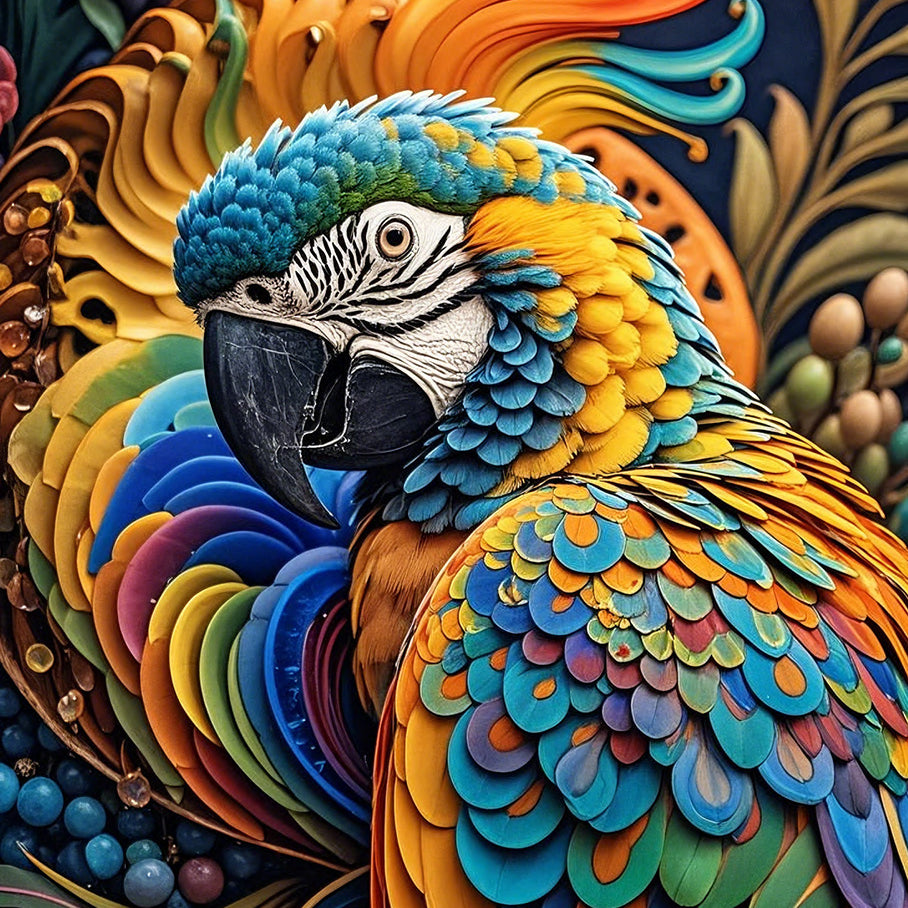 Tropical Vibrance Parrot