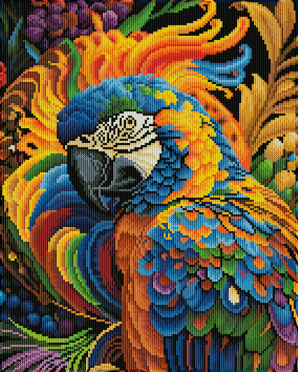 Tropical Vibrance Parrot