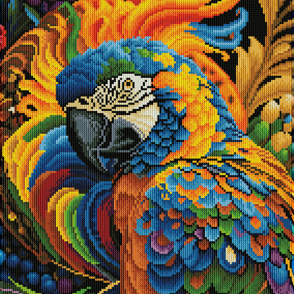 Tropical Vibrance Parrot