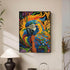 Finished Tropical Vibrance Parrot diamond painting kit result – DYC