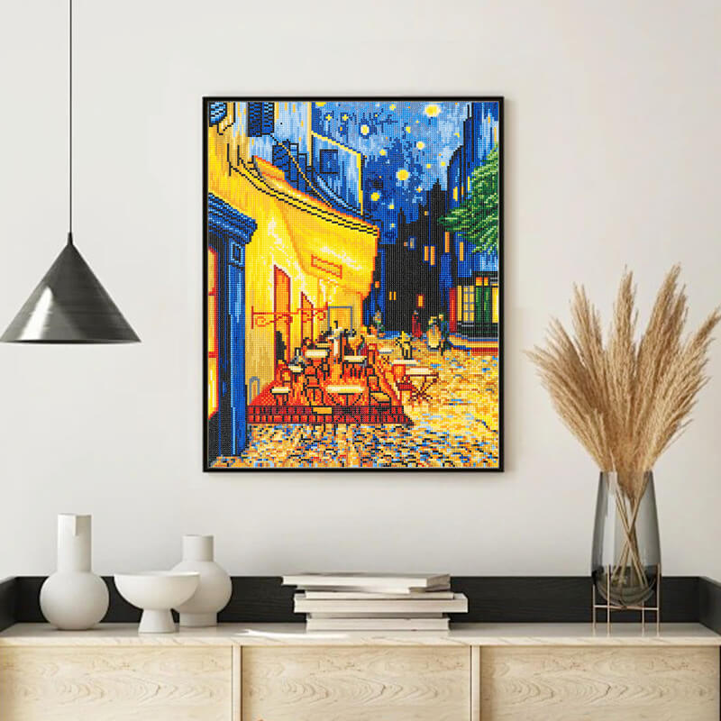 Van Gogh Café Terrace diamond painting wall décor display DYC
