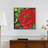 Finished Velvet Heart Rose Diamond Painting Kit – Red rose floral art | DYC