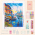 Complete diamond painting kit – Venice sunset coastal town with tools – DYC
