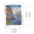 Diamond painting size guide – Venice sunset coastal town kit – DYC