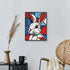Finished White Rabbit diamond painting kit result – DYC