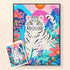 White Tiger diamond painting kit majestic jungle animal diamond art DYC
