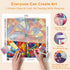 Step-by-step drilling process for Windmill Dream diamond painting